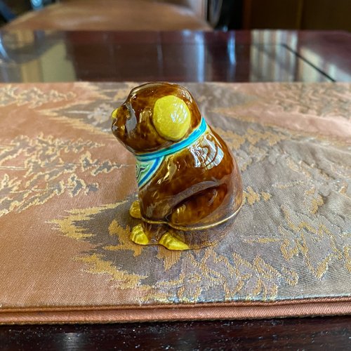 老日本二代中村翠嵐交趾干支生肖香合戌犬共箱/共布無二會所｜其他人氣