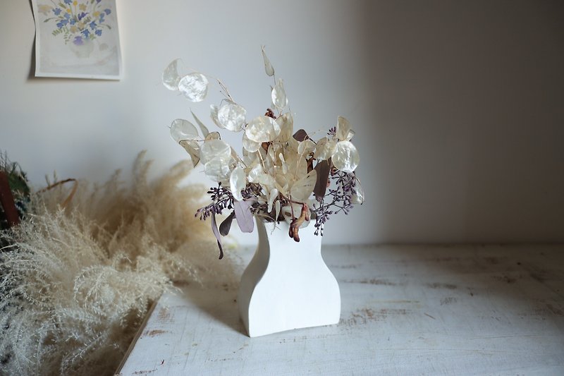 Dried Silver bay leaf bouquet - Dried Flowers & Bouquets - Plants & Flowers White