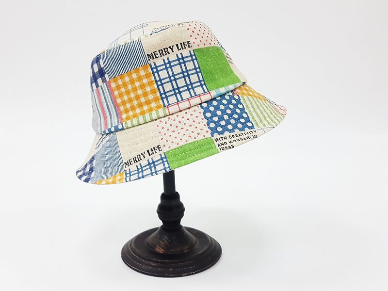 クラシック帽子 - 良い日本の布＃とパッチワークのストリートスタイルストリートは##温家宝清涼しい夏 - 帽子 - コットン・麻 多色