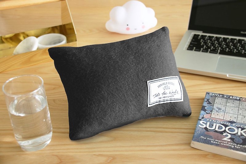 Noon pillow-50 degrees gray (including pillow) - Pillows & Cushions - Other Materials Gray