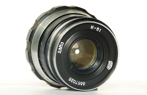 Russian photo Industar-61 I-61 2.8/53 M39 mount USSR lens for rangefinder FED