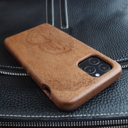 Wood & Leather Goods LIFE 【受注生産】実績と安心サポート iPhone 11 Pro max 専用木製ケース