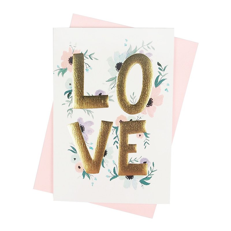 I love you forever [Hallmark-Signature classic handmade card sweet words] - การ์ด/โปสการ์ด - กระดาษ หลากหลายสี