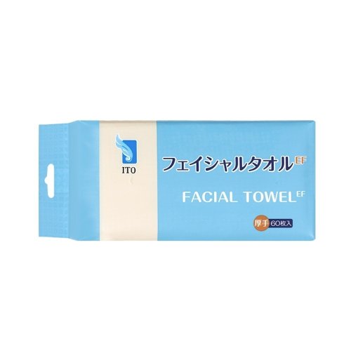 ITO伊藤｜官方直營 【ITO日本伊藤】EF紋懸掛抽取洗臉巾(60抽)
