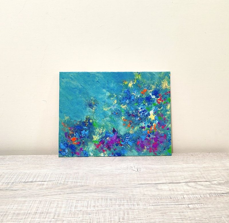 【海洋】無框畫/掛畫/壓克力畫/風景/原畫/擺飾 - 擺飾/家飾品 - 棉．麻 