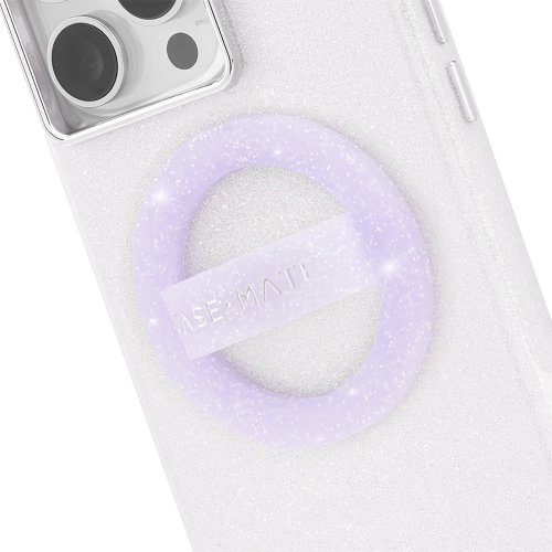 Case-Mate 美國 CASE-MATE 簡約 MagSafe 磁吸彈性指環 - 紫色星光