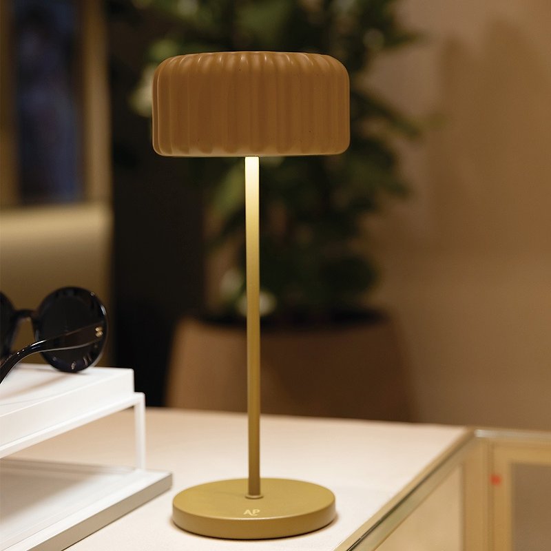 [Belgian AP] Dentelles Classic French Life Design Style Table Lamp - Misty Green - Lighting - Other Materials 