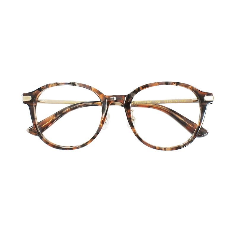 Finally, a manual sheet] [Italian eyeglass frame plate - กรอบแว่นตา - พลาสติก สีส้ม