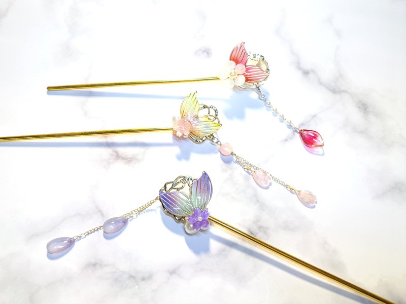 Great Harvest Mermaid Tail Hairpin - อื่นๆ - วัสดุอื่นๆ หลากหลายสี