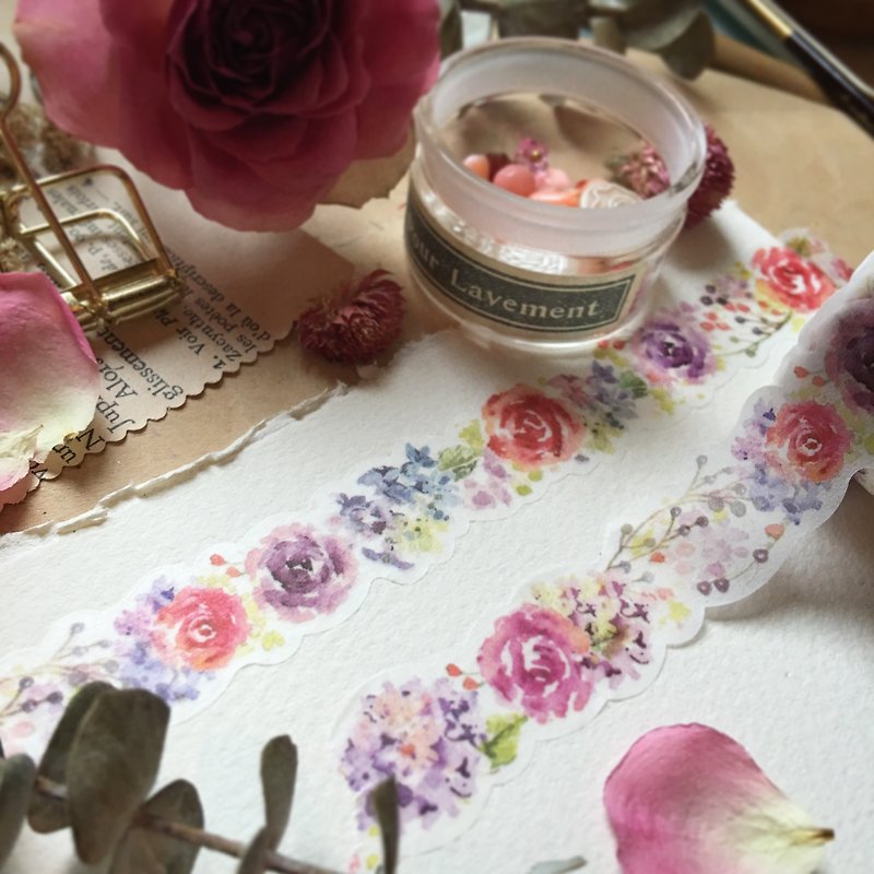 Rabbitoffee Masking Tape (No.7 - The Early Spring) - 紙膠帶 - 紙 