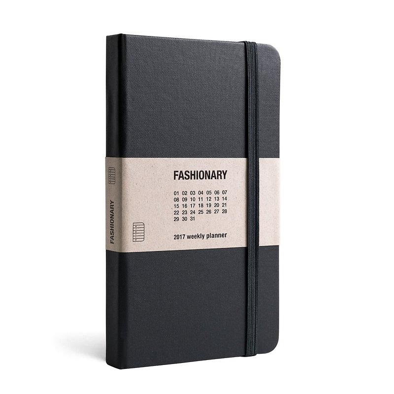 FASHIONARY Weekly Book / A6/ Black - Notebooks & Journals - Paper 