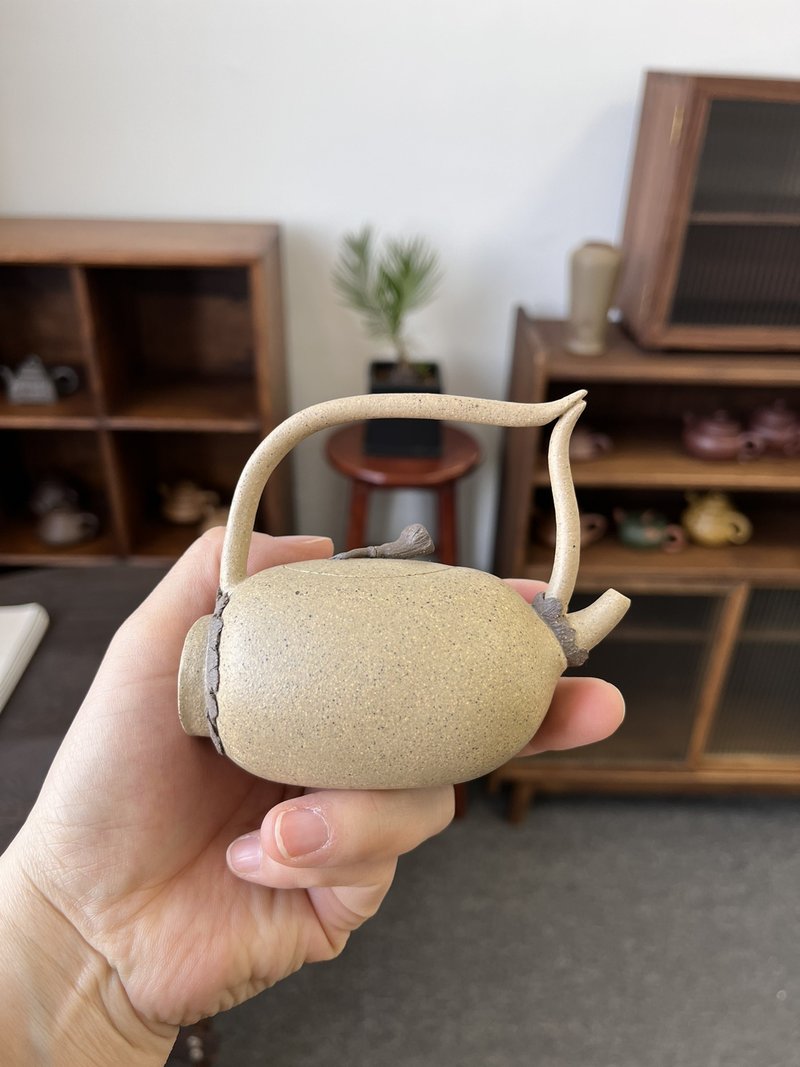 洁心 莲藕 现货实拍 原矿老段全手工制作 水色润泽 精品全手仿生 - 茶壺/茶杯/茶具 - 陶 灰色