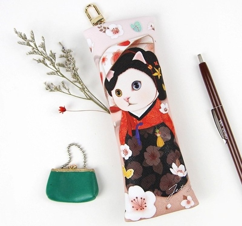 JETOY, 甜蜜貓 Q版 筆袋_Myeong wol (J1605409) - 鉛筆盒/筆袋 - 其他材質 多色