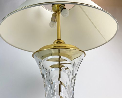 Nachtmann Pair of Table Lamp Vintage Lighting From Gold Plated Brass and  Crystal Nachtmann Leuchten Unique Lighting Germany, 2000 -  Canada