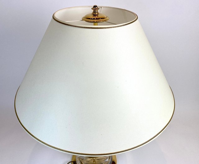 Vintage Large Glass Table Lamp Nachtmann - Shop HappyDuckVintage