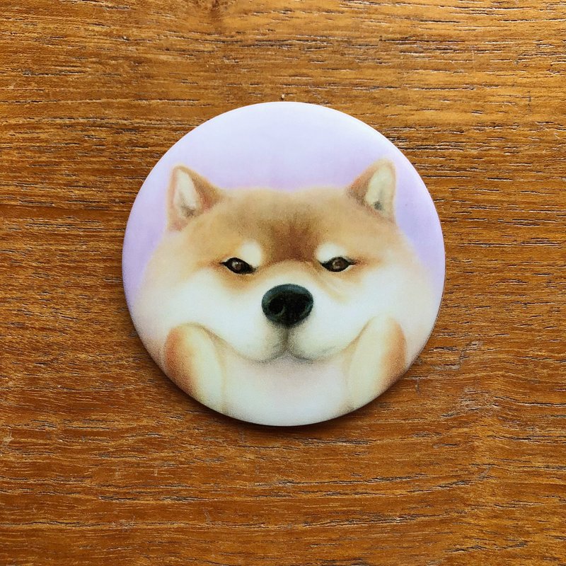 天生我柴必有用 柴犬 大別針 胸針 胸章 - 胸針 - 防水材質 