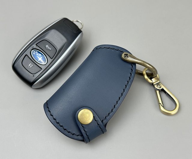 Subaru key leather case vegetable tanned leather - Shop Old Man