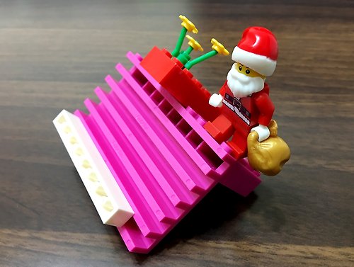 積木掛樂趣 Blocks Storage Fun おもちゃの収納の楽しみ 【聖誕禮盒】 積木手機架 六段角度調整 相容樂高LEGO 可愛禮物