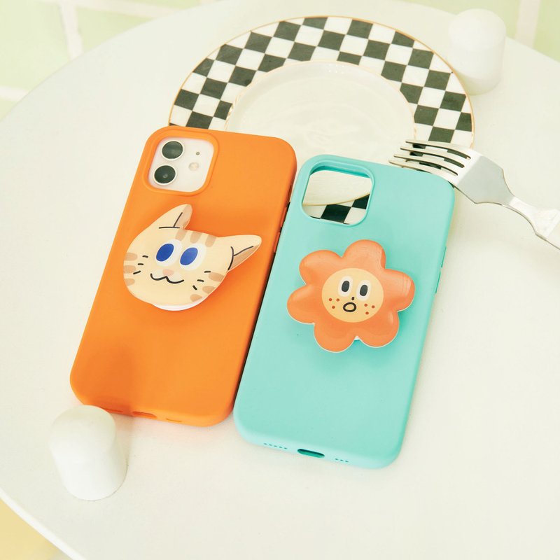 อะคริลิค ที่ตั้งมือถือ หลากหลายสี - miru surprise flower phone stand phone case