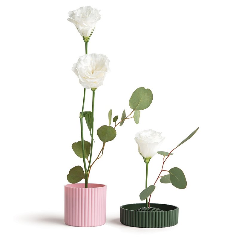 [Special Offer] Bloom-Flower Vessel (Set of 2) Defective Products - Pottery & Ceramics - Plastic Multicolor