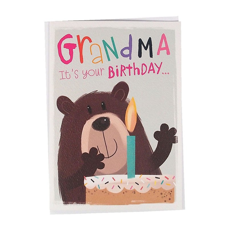 Grandma is your birthday today 【Hallmark-GUS Card Birthday Wishes】 - การ์ด/โปสการ์ด - กระดาษ หลากหลายสี