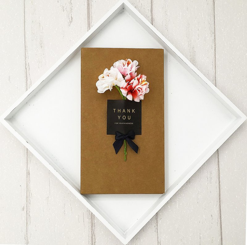 Three-color carnation - Pink / phone shell / box / gift packaging / handmade flowers - Mother's Day limited - วัสดุห่อของขวัญ - กระดาษ สึชมพู