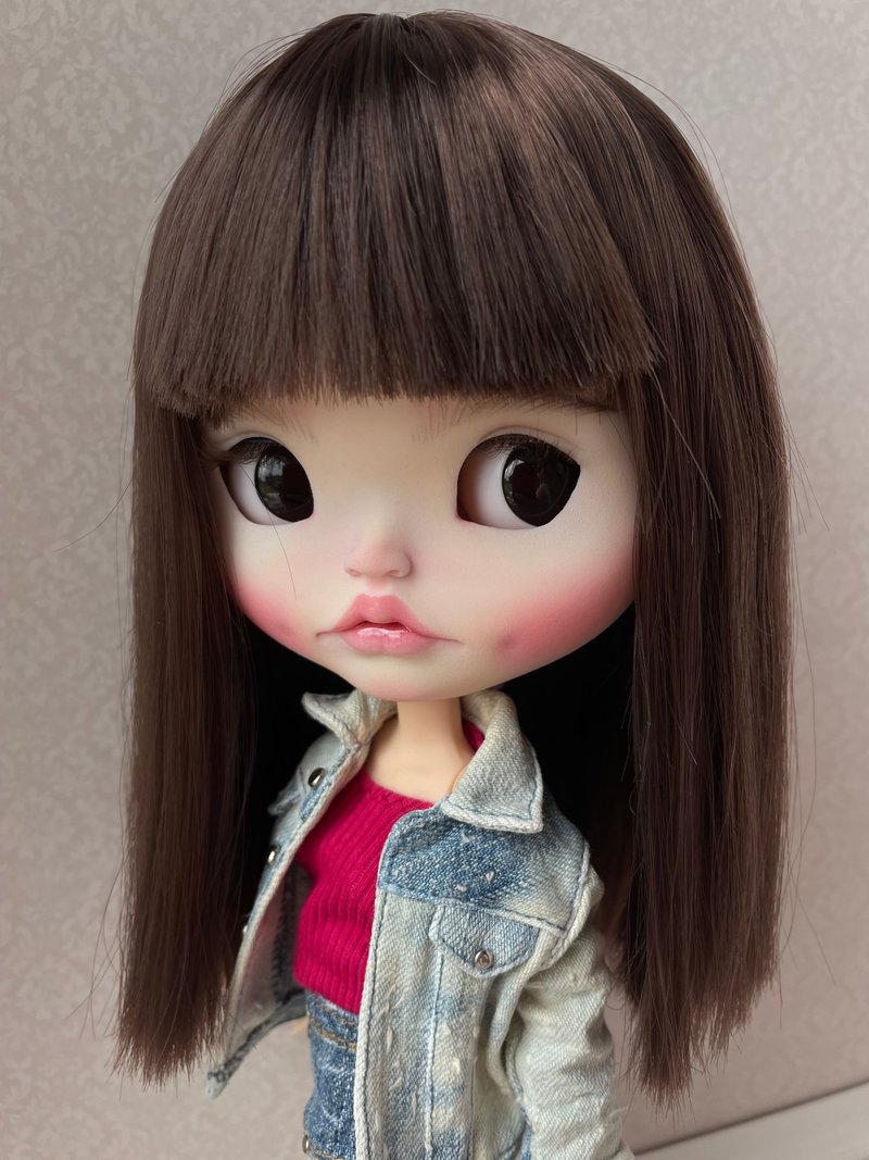 Blythe doll sculpture face - ตุ๊กตา - พลาสติก ขาว