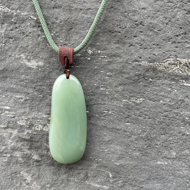 New - Jade necklace - Taiwan design and making - สร้อยคอ - หยก สีเขียว