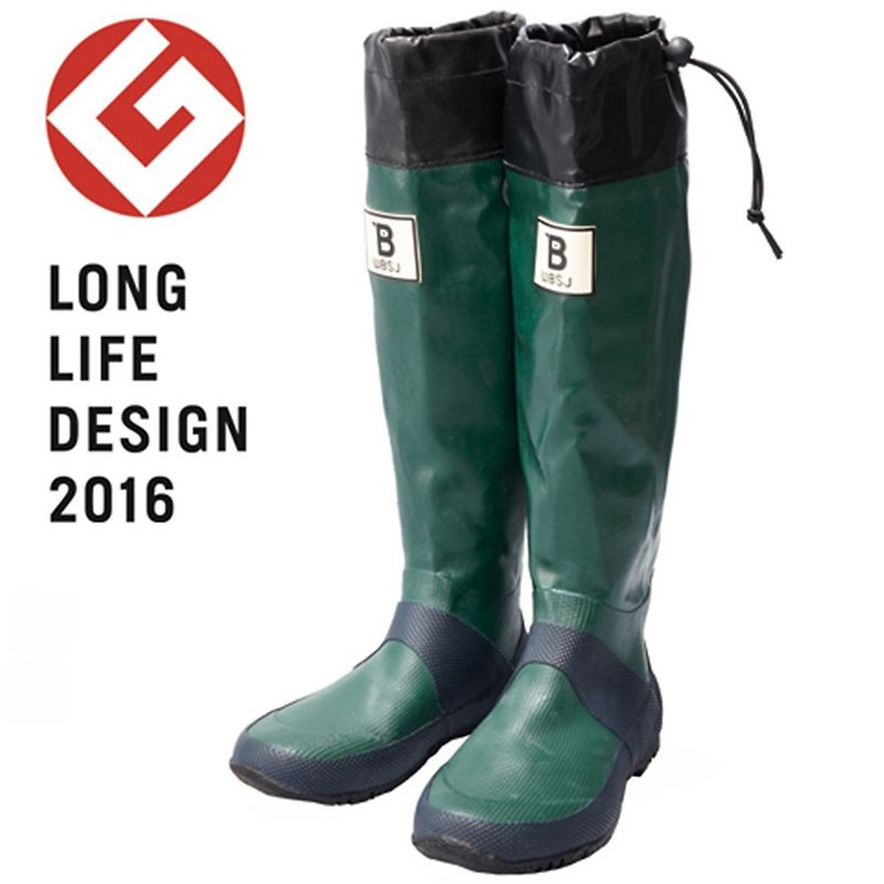 [Hot sale in stock] WBSJ Japanese Wild Bird Association rain boots (green) please ask first when ordering - Rain Boots - Rubber 