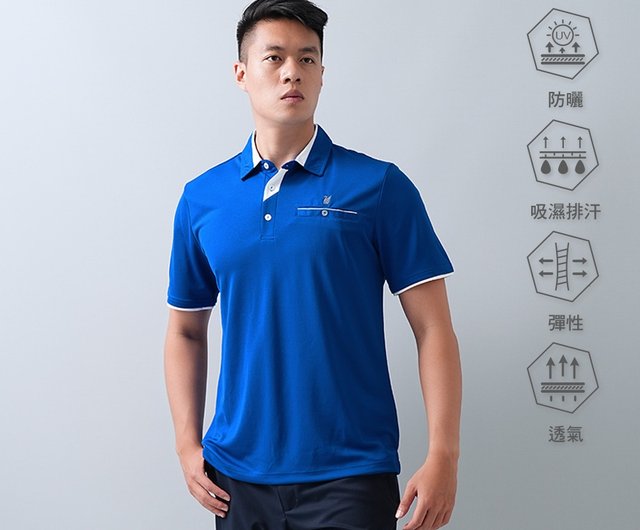 Plus size royal blue polo shirts sale