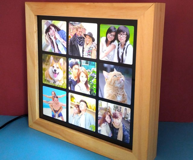 Personalized Grandpa 3x3 Photo Frame