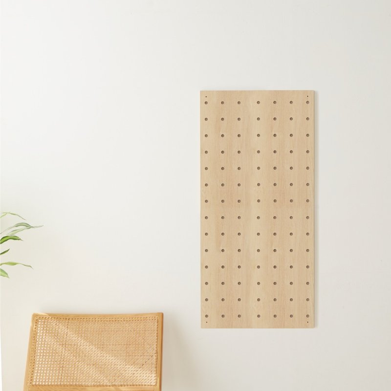 MIT創意洞洞板壁掛置物架60x120cm(贈配件3入組) - 層架/置物架/置物籃 - 木頭 金色