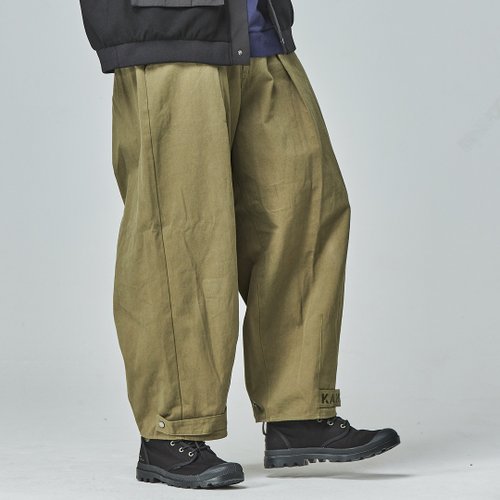 北歐森林-AKIBO、CHOOP、KANGOL、Angelia&Pets KANGOL袋鼠個性氣球長褲-綠