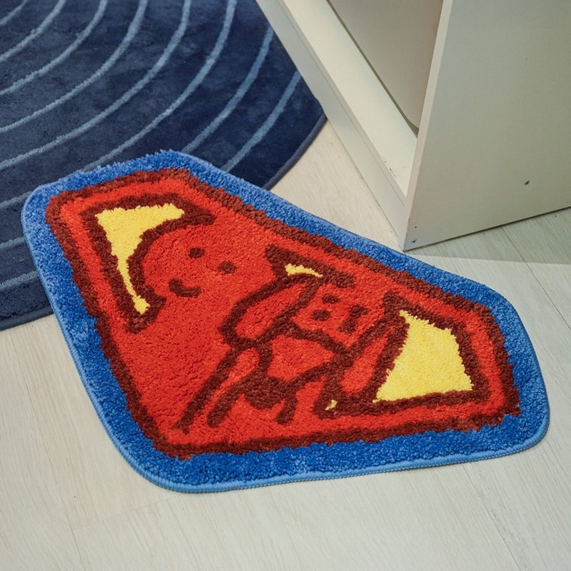 JOGUMAN - Floor Mat (Superman Emblem Design) - พรมปูพื้น - เส้นใยสังเคราะห์ 