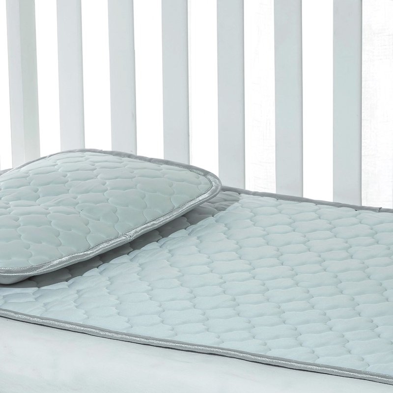 KIDDA baby washable natural latex quilted breathable baby mat - Bedding - Latex Blue