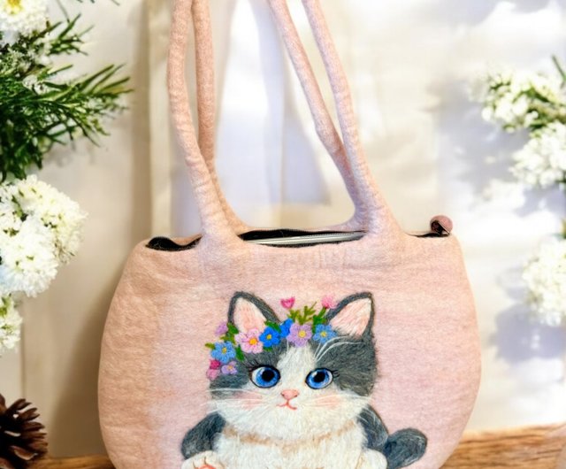 m*︎様 BIG⑯ラウンドバッグ/トートバッグ★三毛猫ちゃん m*︎様 BIG⑯ラウンドバッグ/トートバッグ☆三毛猫ちゃん m*