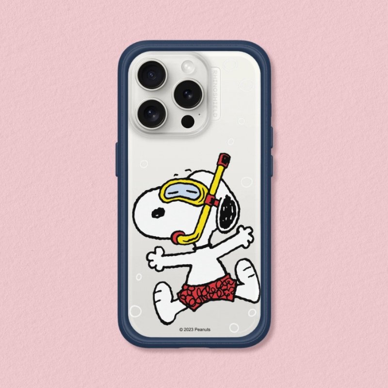Mod NX邊框背蓋手機殼∣Snoopy史努比/潛水趣 for iPhone - 手機配件 - 塑膠 多色