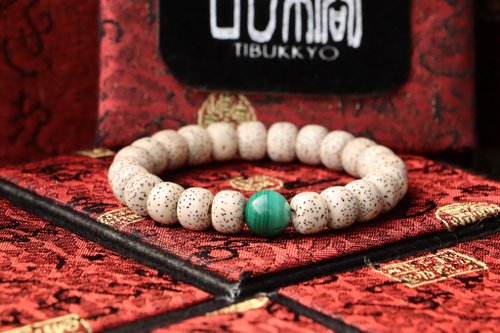 TIBUKKYO德榕藏品 星月菩提手珠 10x8mm桶珠 菩提子 佛珠 念珠 客製化設計 手珠