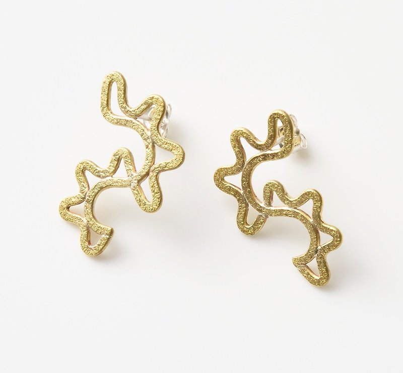 CP64 - Earrings & Clip-ons - Other Metals Gold