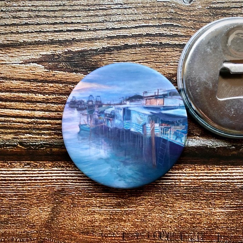 Magnetic bottle opener-badge-Tai O - Magnets - Other Metals Multicolor