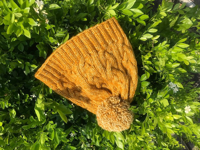 Winter Sun | Knitted Hat - Hats & Caps - Wool Yellow