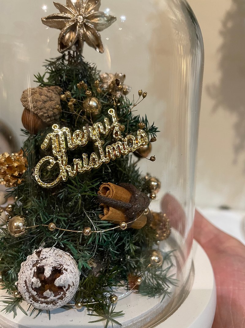 Christmas tree/Christmas tree/Non-fading cedar glass cover Christmas tree/ - Dried Flowers & Bouquets - Plants & Flowers 