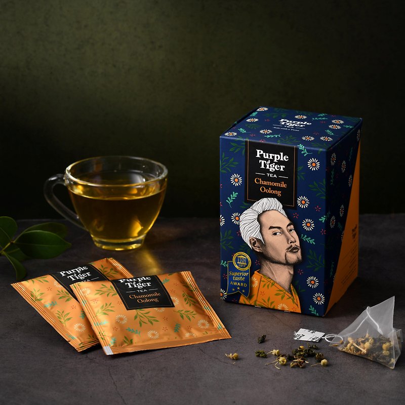 Classic Herbal Tea - Chamomile Oolong Tea (10pcs/box) - Tea - Paper Blue