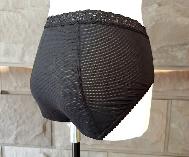 Breathable Bamboo Charcoal Fiber Cotton Lace Panties A++ Quality