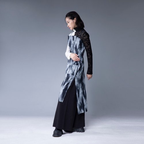 三八計 Aman Aman No.71 細肩帶平安符咒魔女洋3號 藍白渲染款