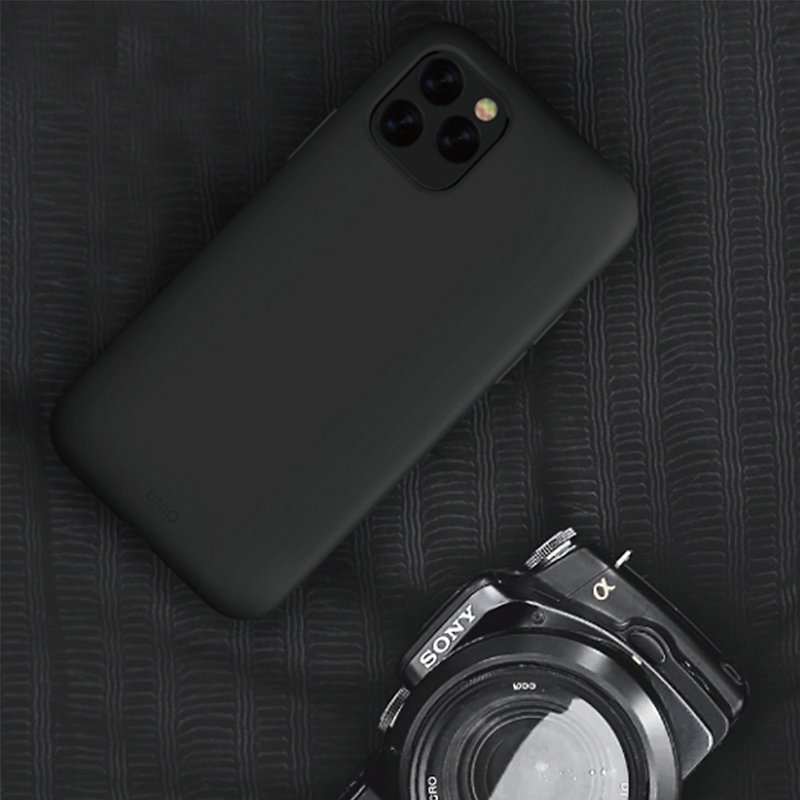iPhone 11系列 LinoHue液態矽膠手機殼 -黑色 - 手機殼/手機套 - 矽膠 黑色