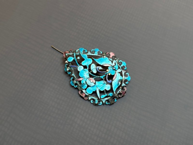 Enamel hairpin (old piece) - Hair Accessories - Enamel 