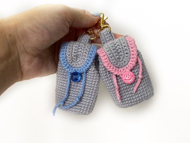 Mini Backpack Crochet Pattern, Hand Sanitizer Holder, Coin purse - คอร์สงานฝีมือ/หนังสือคู่มือ - วัสดุอื่นๆ 