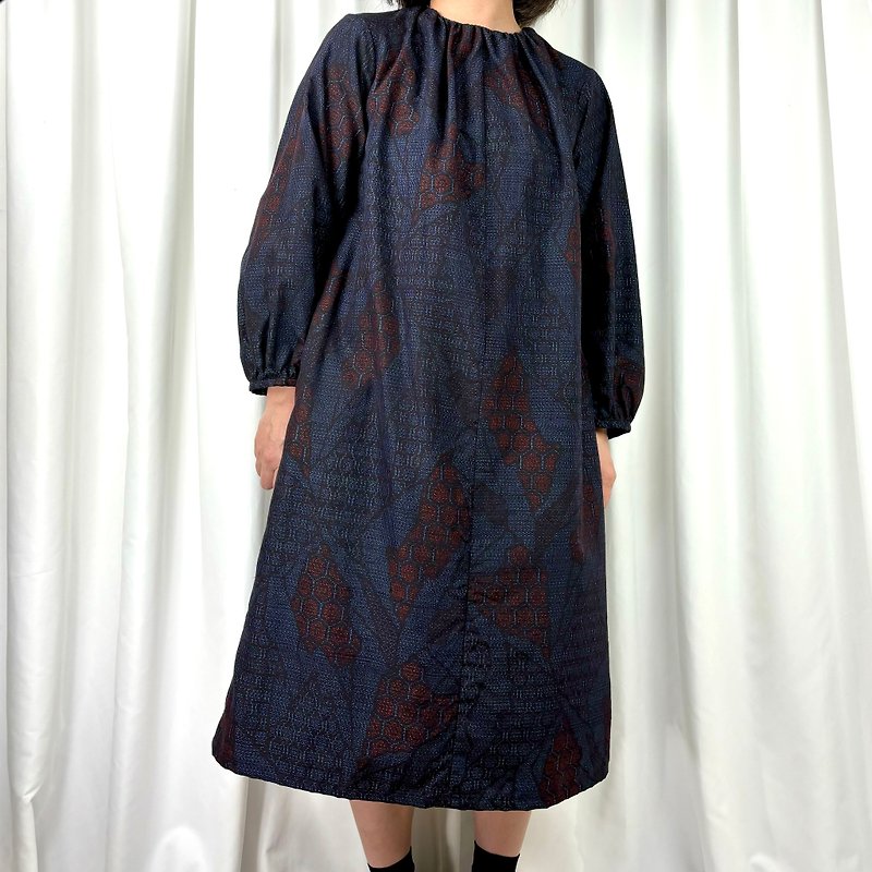 kimono dress - ชุดเดรส - ผ้าไหม 