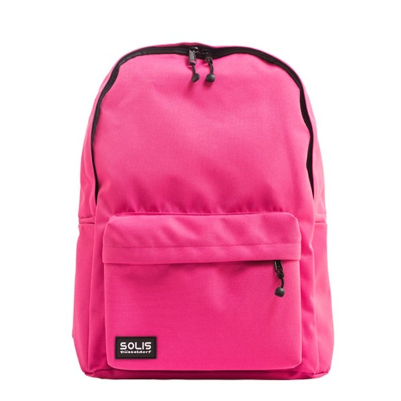 SOLIS [Palette Series] after Lightweight Backpack (Blush Pink) - กระเป๋าเป้สะพายหลัง - เส้นใยสังเคราะห์ 